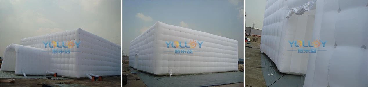 Outside View Inflatable Marquee Cube Booth Tent